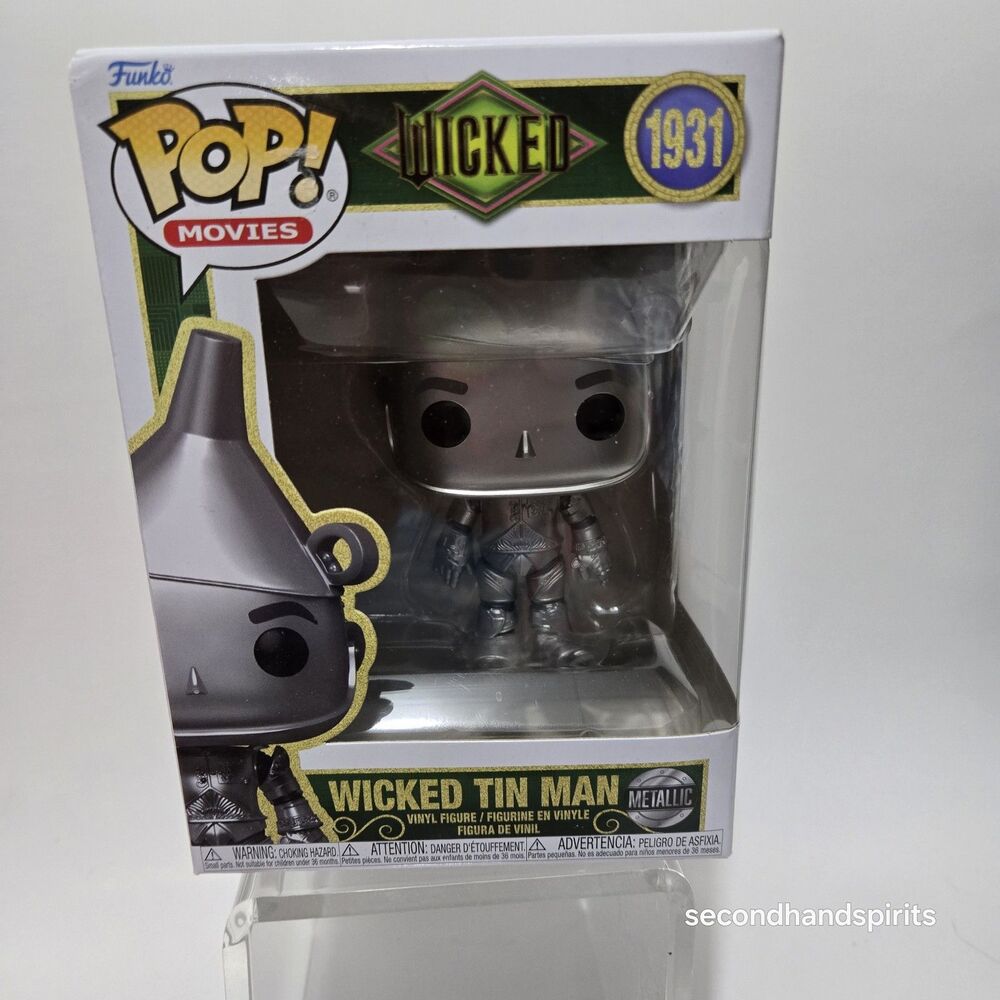 Funko Pop! Movies: Wicked - Wicked Tin Man (Metallic) #1931 Vinyl Figure